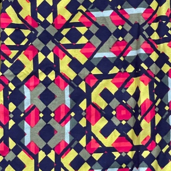 TC LuLaRoe Fabulous Geometric NWOT Leggings Tall and Curvy Great for Fall - Picture 2 of 2